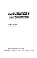 Machinery acoustics by George M. Diehl