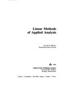 Cover of: Linear methods of applied analysis