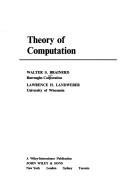 Cover of: Theory of computation