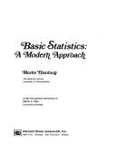 Cover of: Basic statistics: a modern approach.