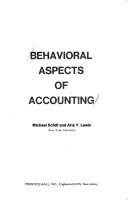 Cover of: Behavioral aspects of accounting