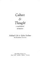 Culture and thought; a psychological introduction by Cole, Michael