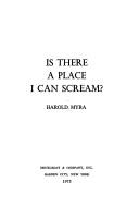 Cover of: Is there a place I can scream?
