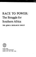 Cover of: Race to power | Africa Research Group.