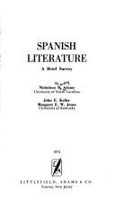 Cover of: Spanish literature: a brief survey