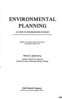 Cover of: Environmental planning: a guide to information sources