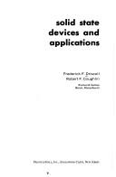 Cover of: Solid state devices and applications by Frederick F. Driscoll
