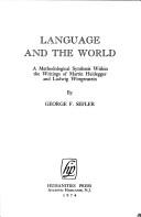 Cover of: Language and the world | George F. Sefler