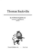 Cover of: Thomas Sackville.