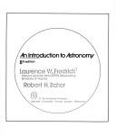 Cover of: An introduction to astronomy by Laurence W. Fredrick, Laurence W. Fredrick