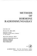 Cover of: Methods of hormone radioimmunoassay by Bernard M. Jaffe