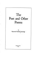 The poet and other poems by Raymond Garfield Dandridge