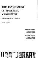 Cover of: The environment of marketing management: selections from the literature