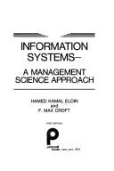 Cover of: Information systems--a management science approach