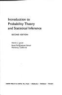 Cover of: Introduction to probability theory and statistical inference by Harold J. Larson, Harold J. Larson