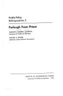 Cover of: Furlough from prison