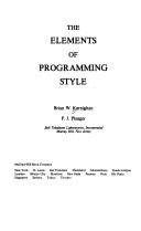 Cover of: The elements of programming style