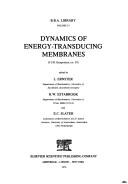 Cover of: Dynamics of energy-transducing membranes