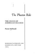 Cover of: The Phaeton ride: the crisis of American success.
