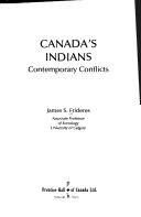 Cover of: Canada's Indians by James Frideres, James Frideres