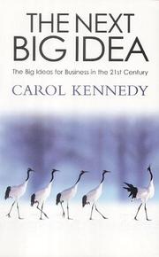 Cover of: Next Big Idea