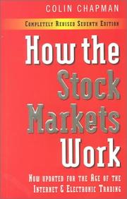 Cover of: HOW THE STOCK MARKETS WORK by COLIN CHAPMAN