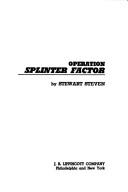 Operation Splinter Factor by Stewart Steven