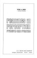 Cover of: Readings in perception: principle and practice