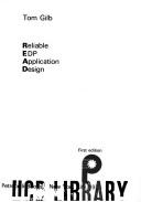Cover of: Reliable EDP application design. by Tom Gilb