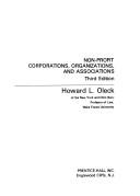Cover of: Non-profit corporations, organizations, and associations by Howard Leoner Oleck