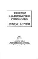 Modern heliographic processes by Ernst Lietze