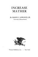 Cover of: Increase Mather