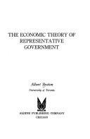 The economic theory of representative government by Albert Breton