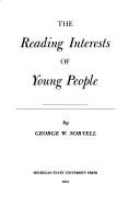 Cover of: The reading interests of young people.