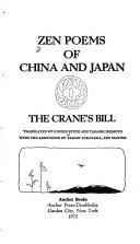 Cover of: Zen poems of China and Japan: the crane's bill.