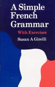 Cover of: A Simple French Grammar with Exercises