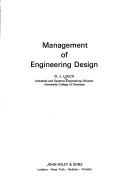 Cover of: Management of engineering design by D. J. Leech