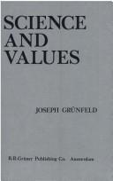 Cover of: Science and values. | Joseph GruМ€nfeld