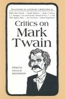 Cover of: Critics on Mark Twain. | David B. Kesterson