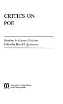 Cover of: Critics on Poe