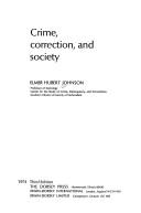 Cover of: Crime, correction, and society