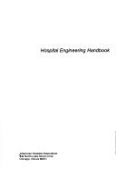 Cover of: Hospital engineering handbook.