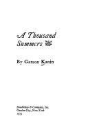 Cover of: A thousand summers.