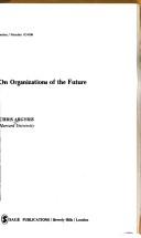 Cover of: On organizations of the future.