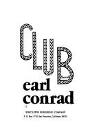 Cover of: Club; novel. by Earl Conrad