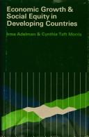 Cover of: Economic growth and social equity in developing countries