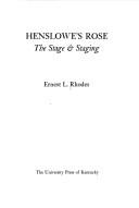 Cover of: Henslowe