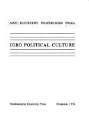 Cover of: Igbo political culture.