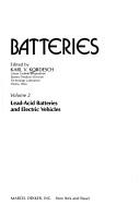 Batteries by K. Kordesch