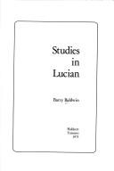 Cover of: Studies in Lucian.